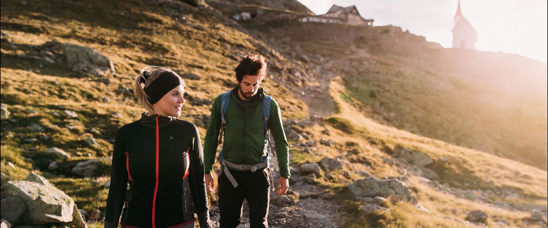 Hiking on the Villanders mountain pasture